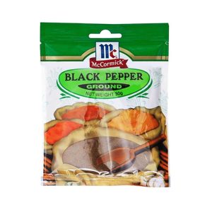 Ground Black Pepper Sachet